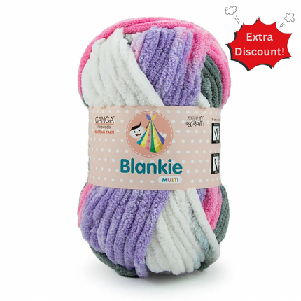 Blankie Multicolor Knitting Yarn