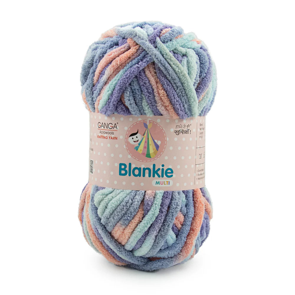 Blankie Multicolor Knitting Yarn